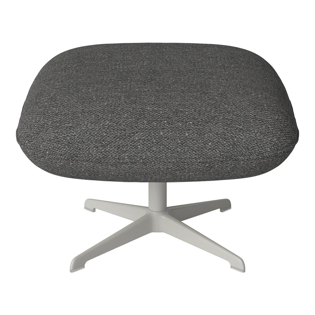 Ripon Footstool - 4-Star Base - Grey Lacquered Steel - Image 71