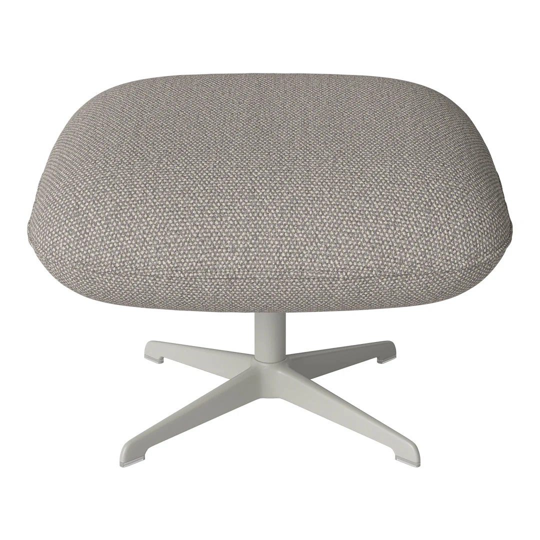 Ripon Footstool - 4-Star Base - Grey Lacquered Steel - Image 72