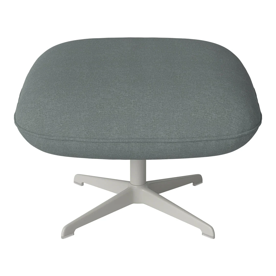 Ripon Footstool - 4-Star Base - Grey Lacquered Steel - Image 75