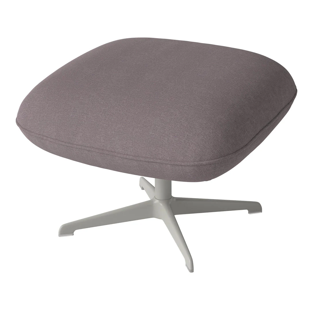 Ripon Footstool - 4-Star Base - Grey Lacquered Steel - Image 80