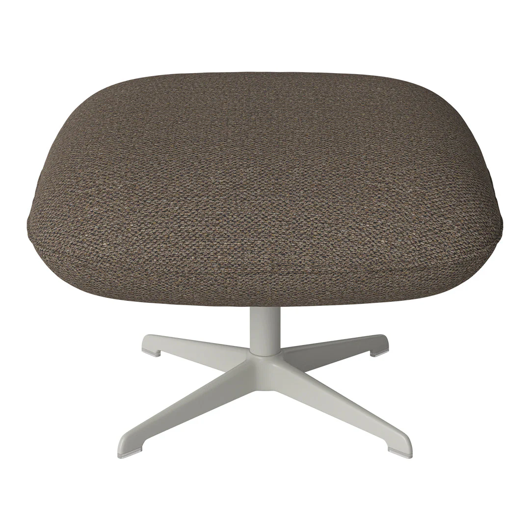 Ripon Footstool - 4-Star Base - Grey Lacquered Steel - Image 86