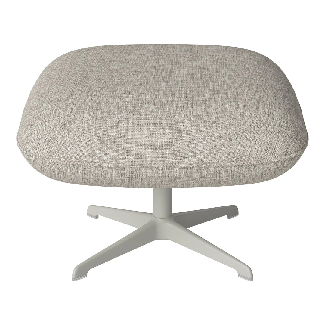 Ripon Footstool - 4-Star Base - Grey Lacquered Steel - Image 88