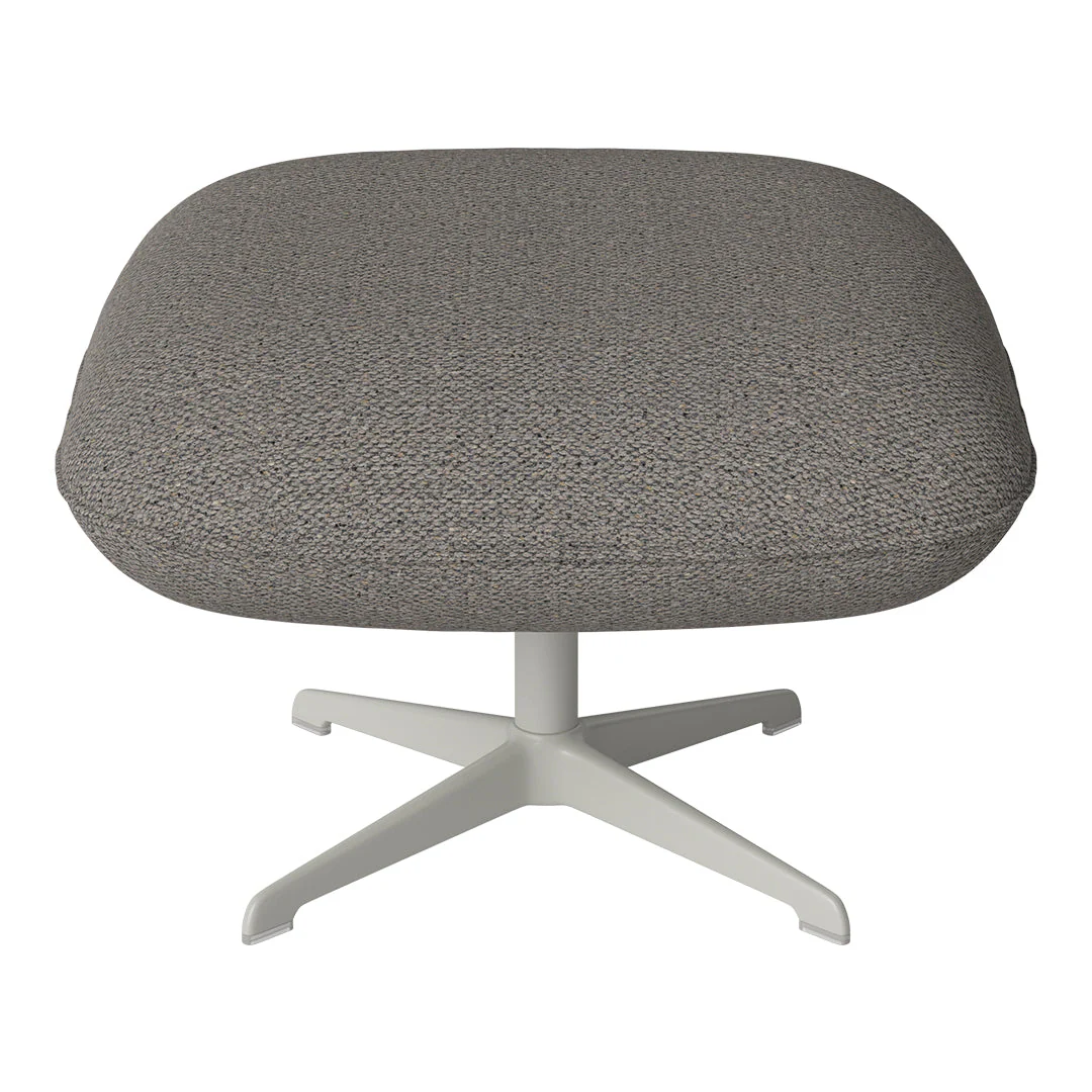 Ripon Footstool - 4-Star Base - Grey Lacquered Steel - Image 91