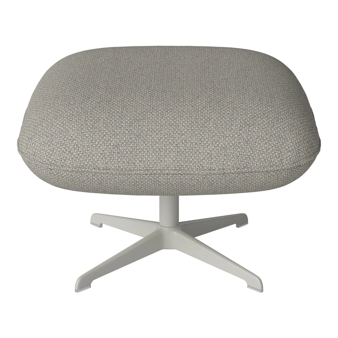 Ripon Footstool - 4-Star Base - Grey Lacquered Steel - Image 93