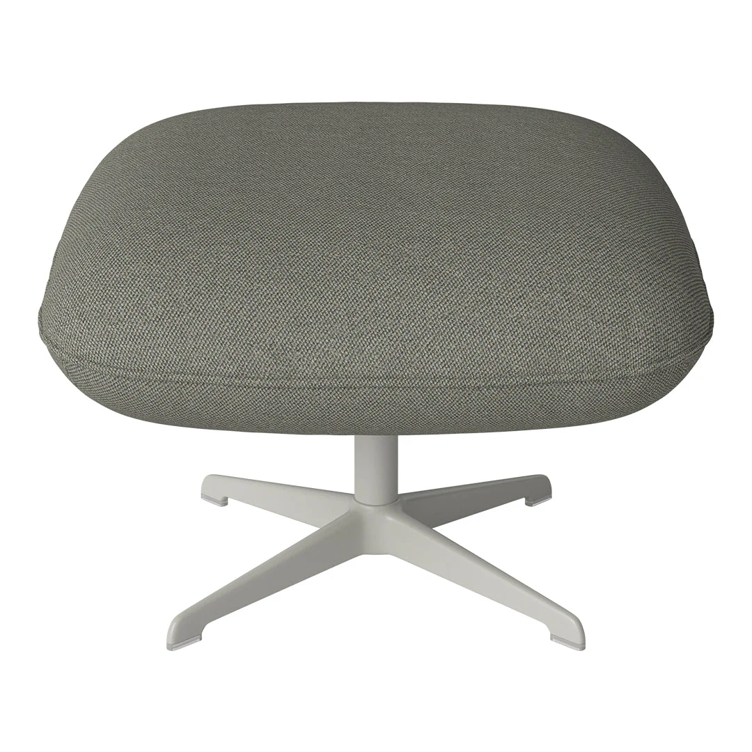 Ripon Footstool - 4-Star Base - Grey Lacquered Steel - Image 95