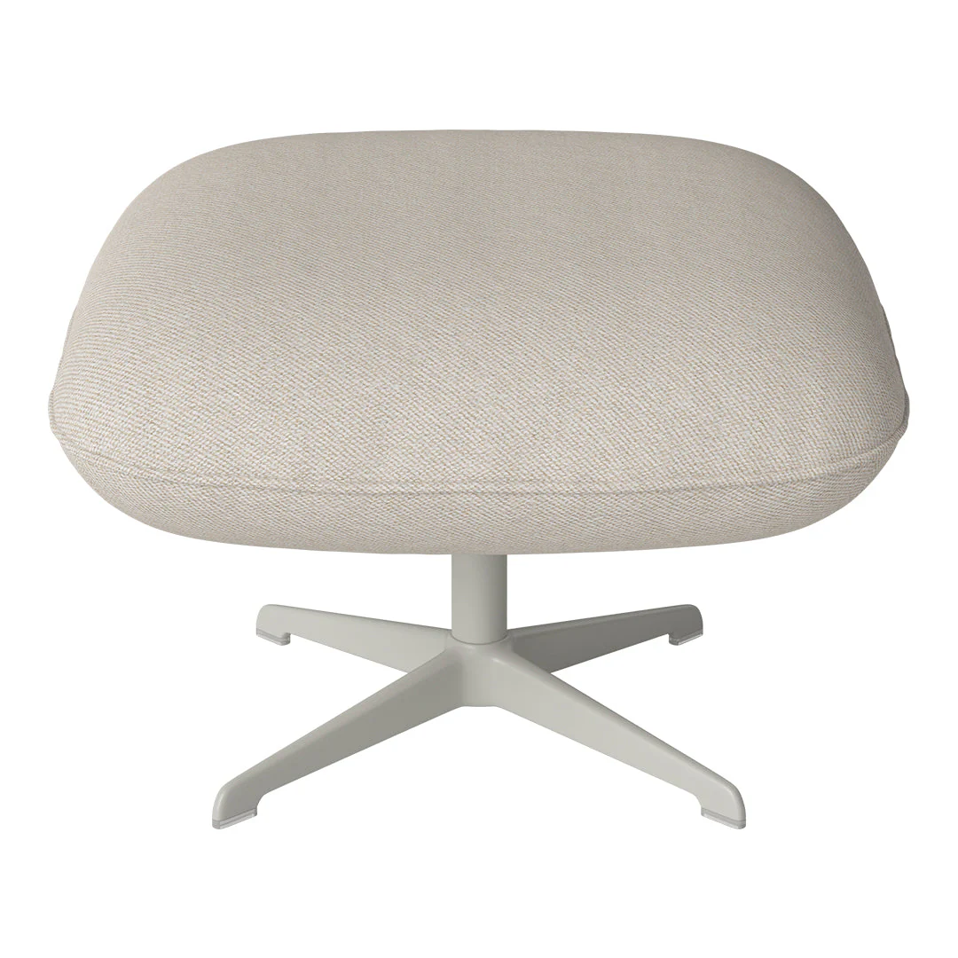 Ripon Footstool - 4-Star Base - Grey Lacquered Steel - Image 97
