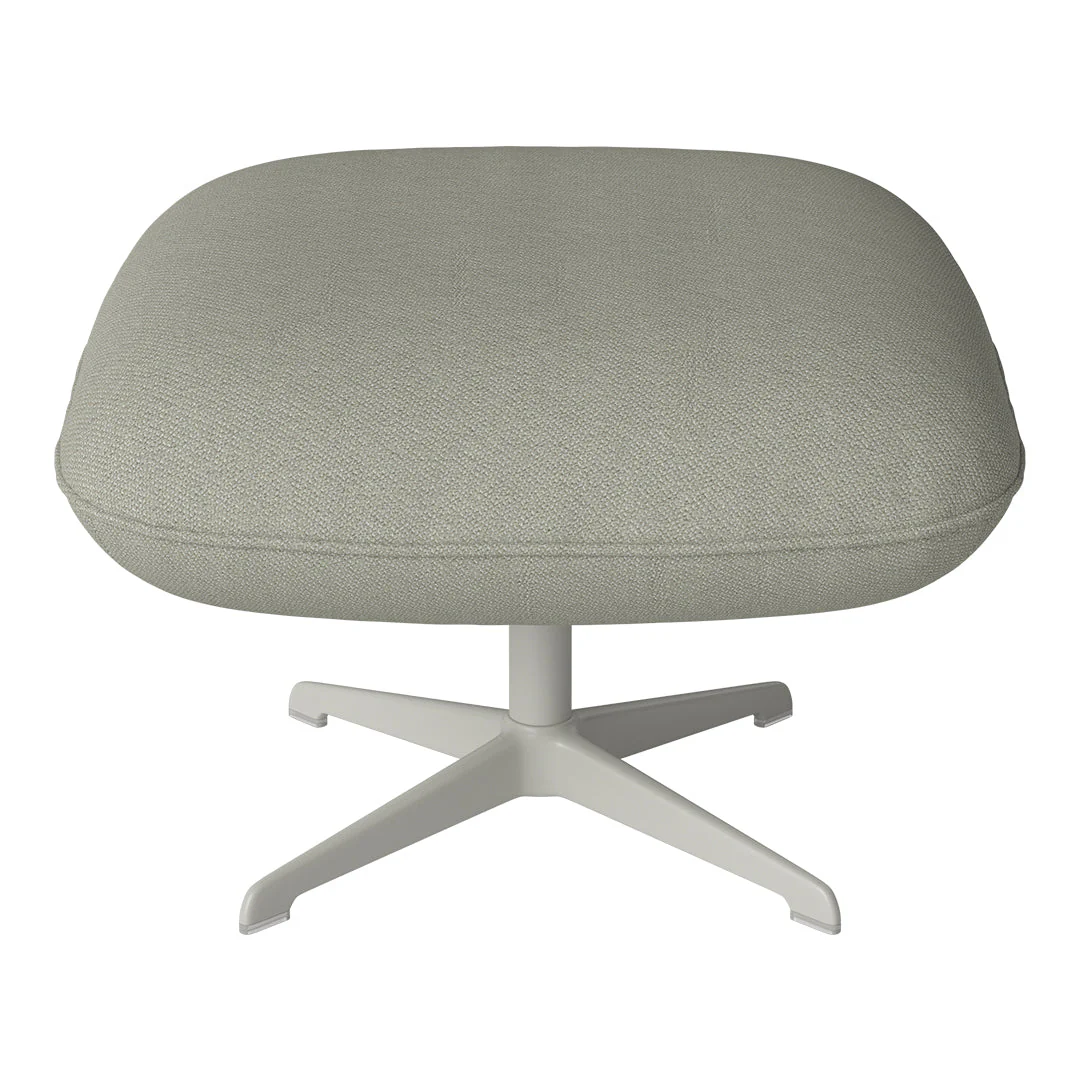 Ripon Footstool - 4-Star Base - Grey Lacquered Steel - Image 98