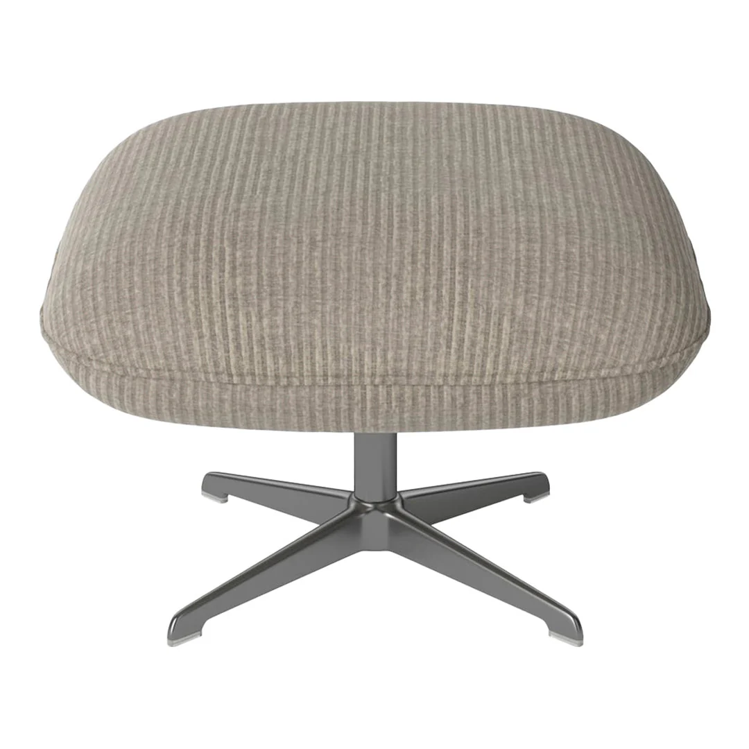 Ripon Footstool - 4-Star Base - Satin Lacquered Steel - Image 102