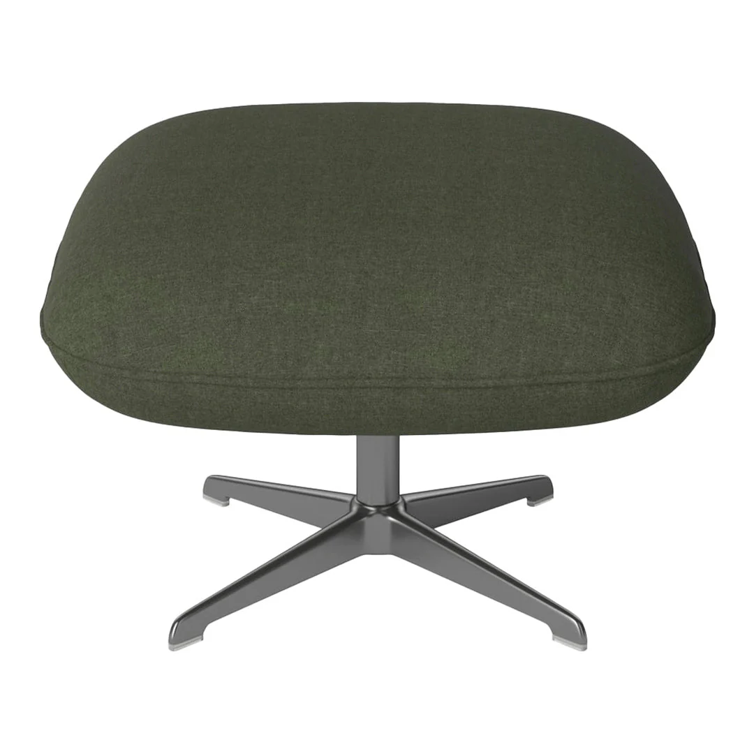 Ripon Footstool - 4-Star Base - Satin Lacquered Steel - Image 113