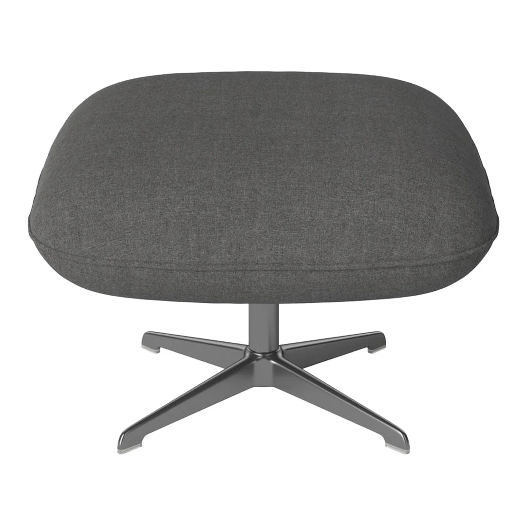 Ripon Footstool - 4-Star Base - Satin Lacquered Steel - Image 114