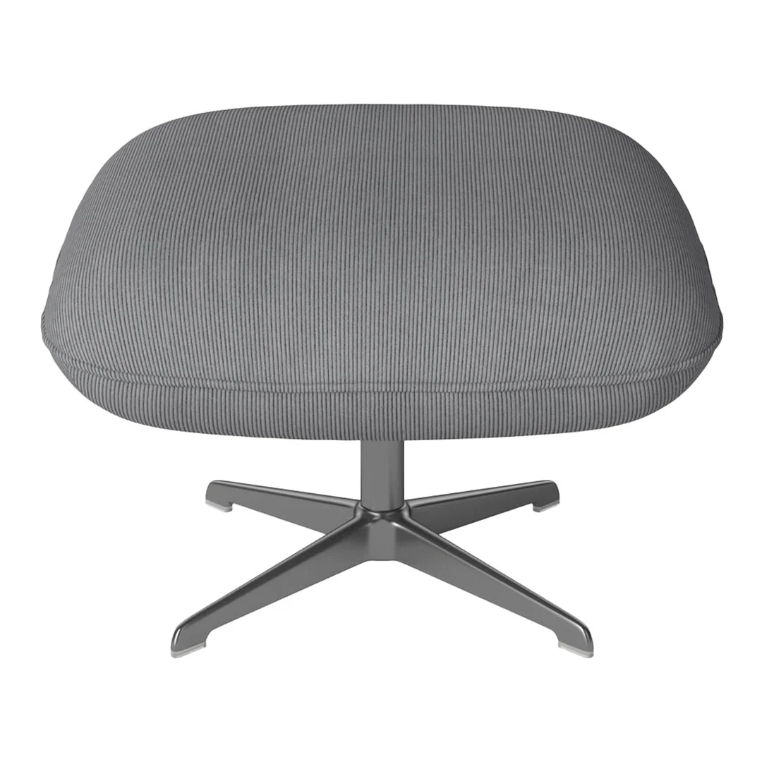 Ripon Footstool - 4-Star Base - Satin Lacquered Steel - Image 56