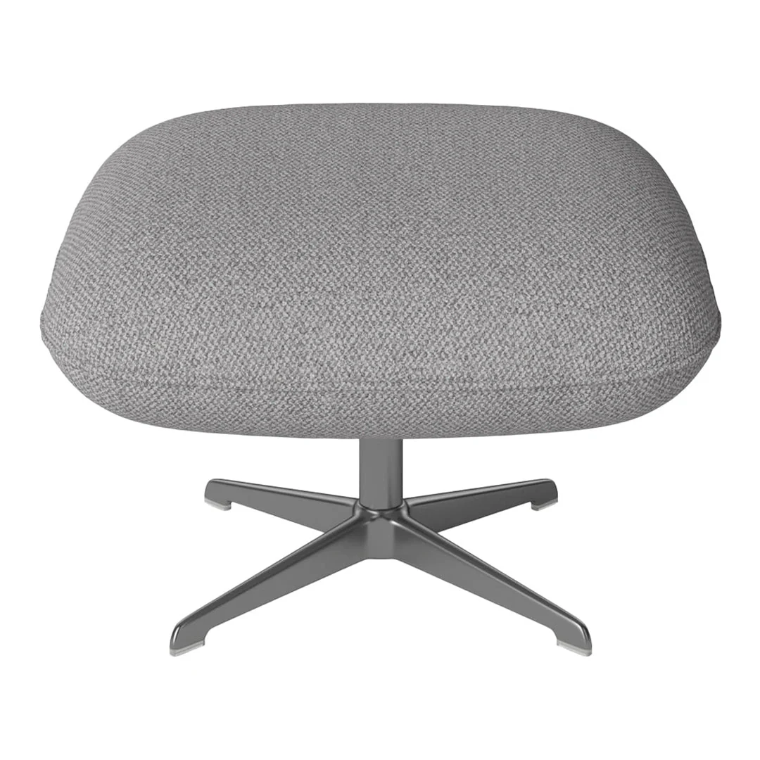 Ripon Footstool - 4-Star Base - Satin Lacquered Steel - Image 75