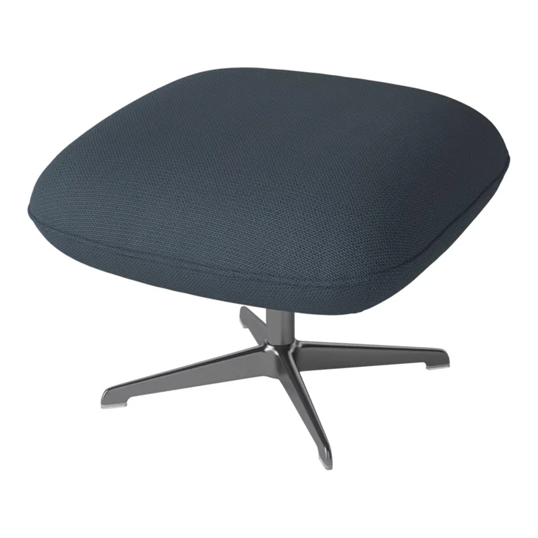 Ripon Footstool - 4-Star Base - Satin Lacquered Steel - Image 81