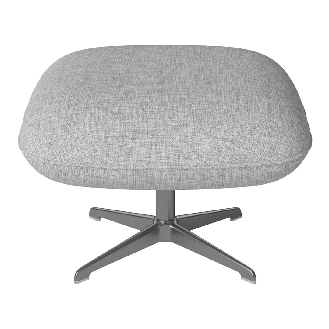 Ripon Footstool - 4-Star Base - Satin Lacquered Steel - Image 88