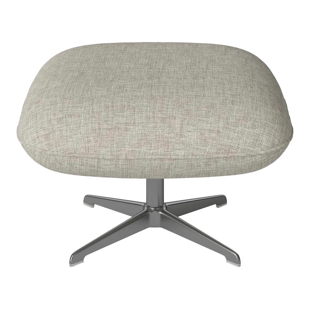 Ripon Footstool - 4-Star Base - Satin Lacquered Steel - Image 89