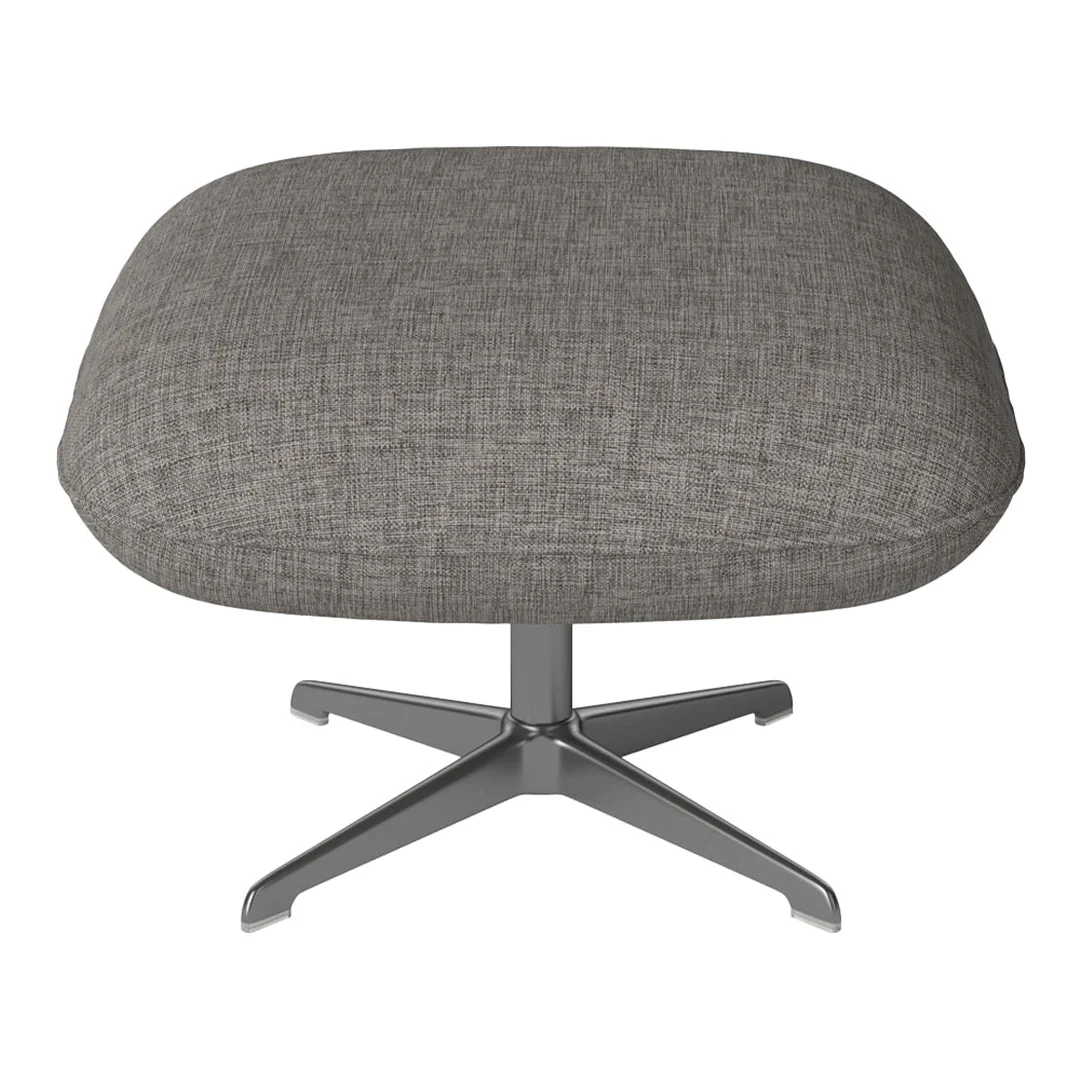 Ripon Footstool - 4-Star Base - Satin Lacquered Steel - Image 93