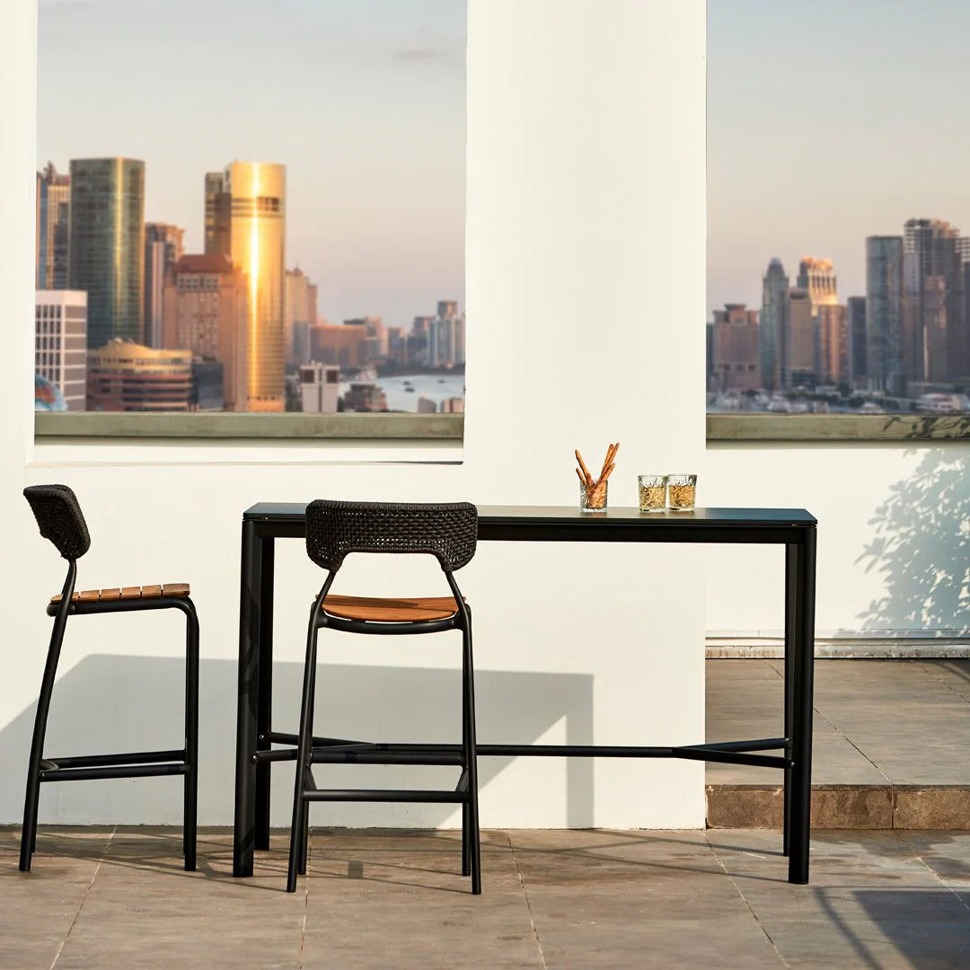 Mindo 102 Outdoor Bar Table - Rectangular - Image 4