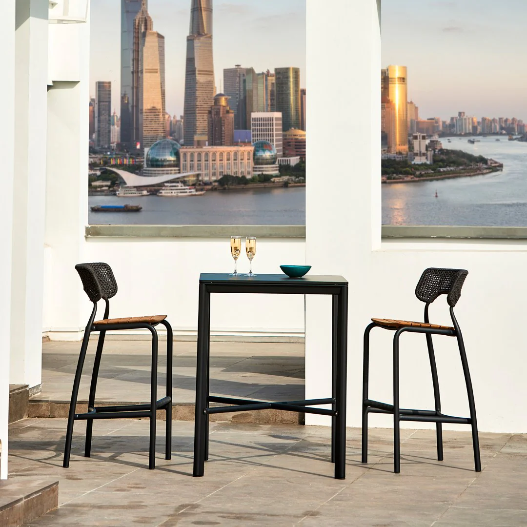 Mindo 102 Outdoor Bar Table - Square - Image 3