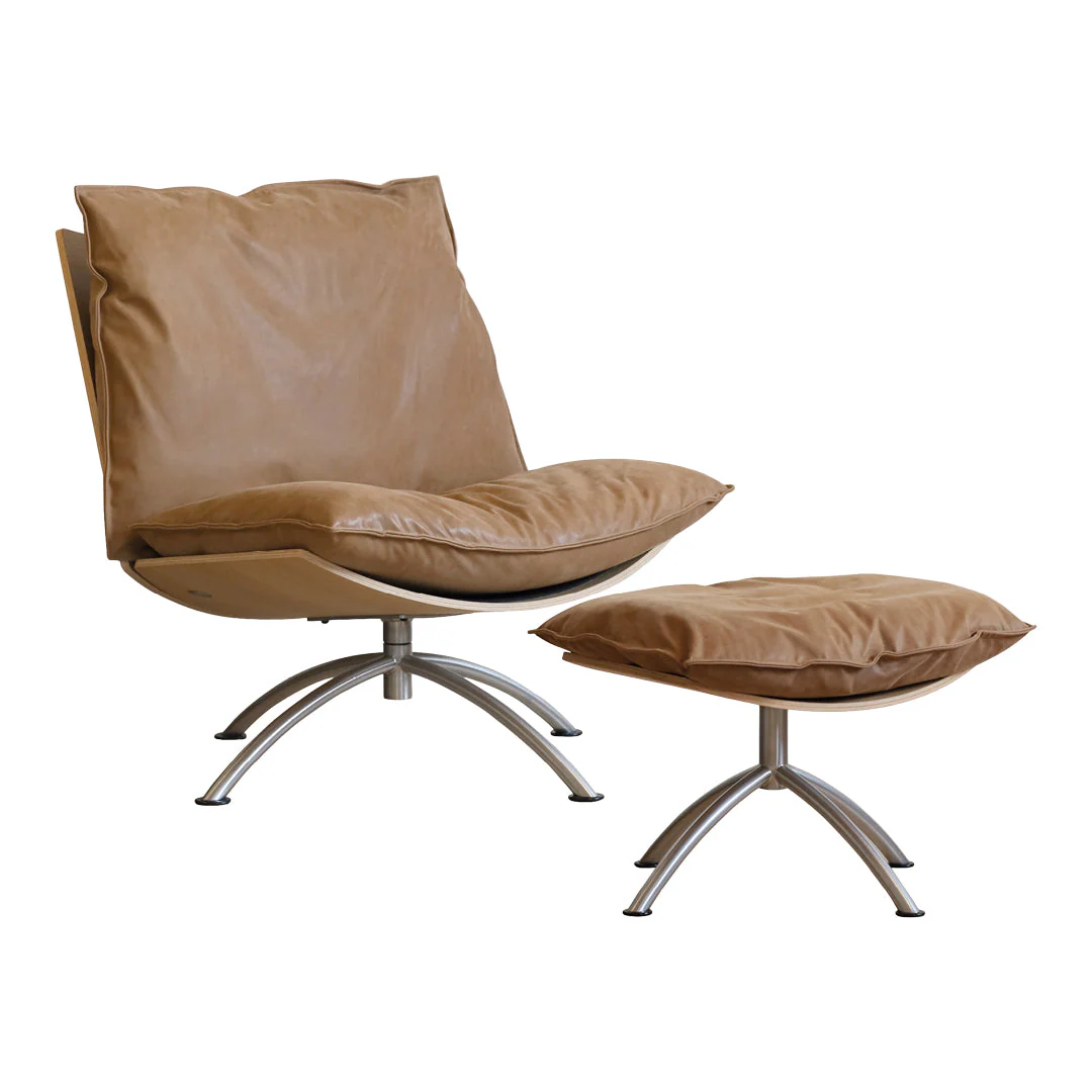 Primetime Lounge Chair w/ Footstool - Image 9
