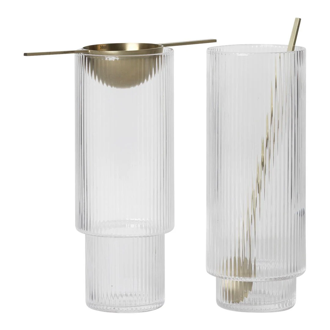 Ripple Long Drink Glass - Set of 4 - Image 3