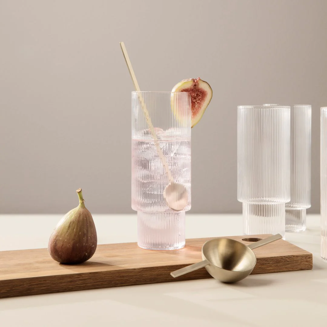 Ripple Long Drink Glass - Set of 4 - Image 5