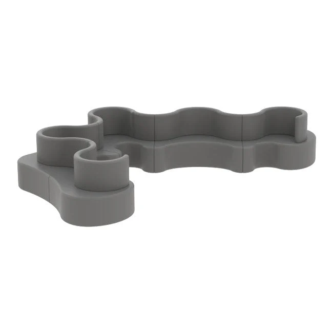 Cloverleaf Sofa - 4 Units + 1 Ext