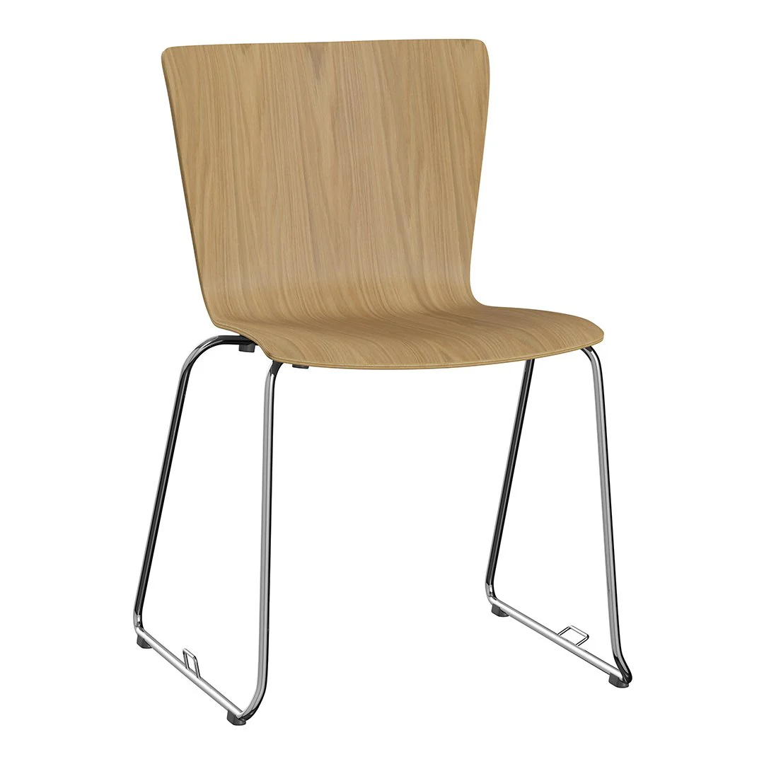 Vico Duo Side Chair - Sled Base - Stackable - Image 4