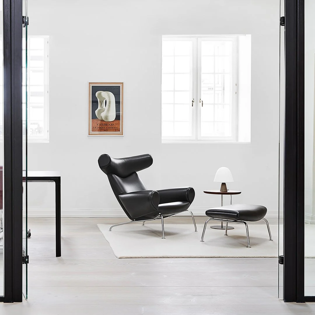 Erik Jørgensen Wegner Ox Ottoman for Ox / Queen Chairs - Image 16