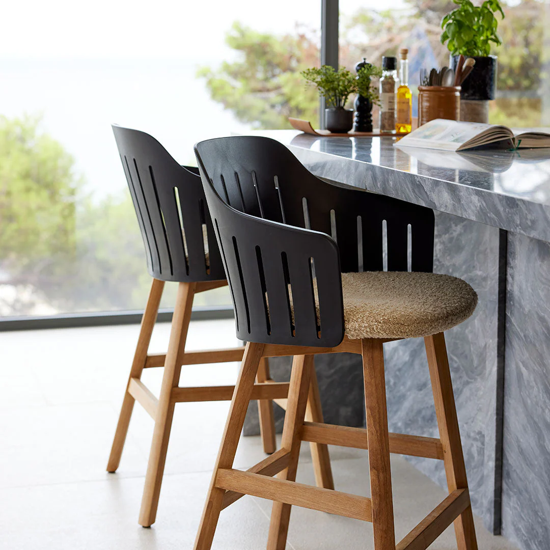 Choice Bar Chair - Wood Base - Image 4