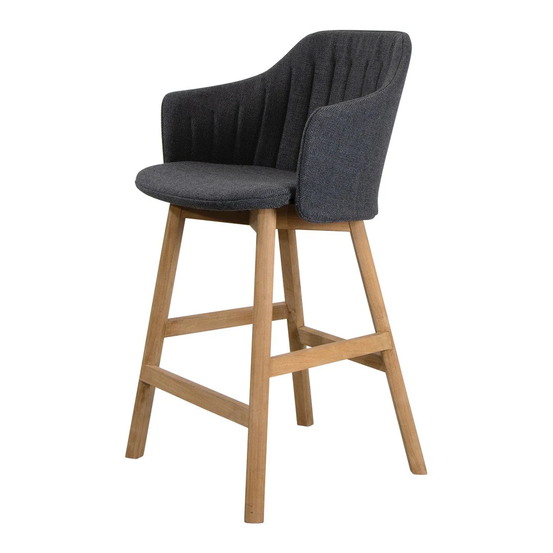 Choice Bar Chair - Wood Base - w/ Back and Seat Cushion - Image 8