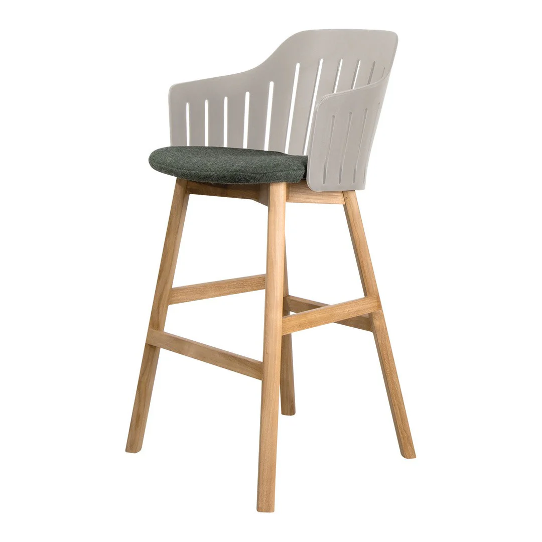 Choice Bar Chair - Wood Base - w/ Seat Cushion - Image 3