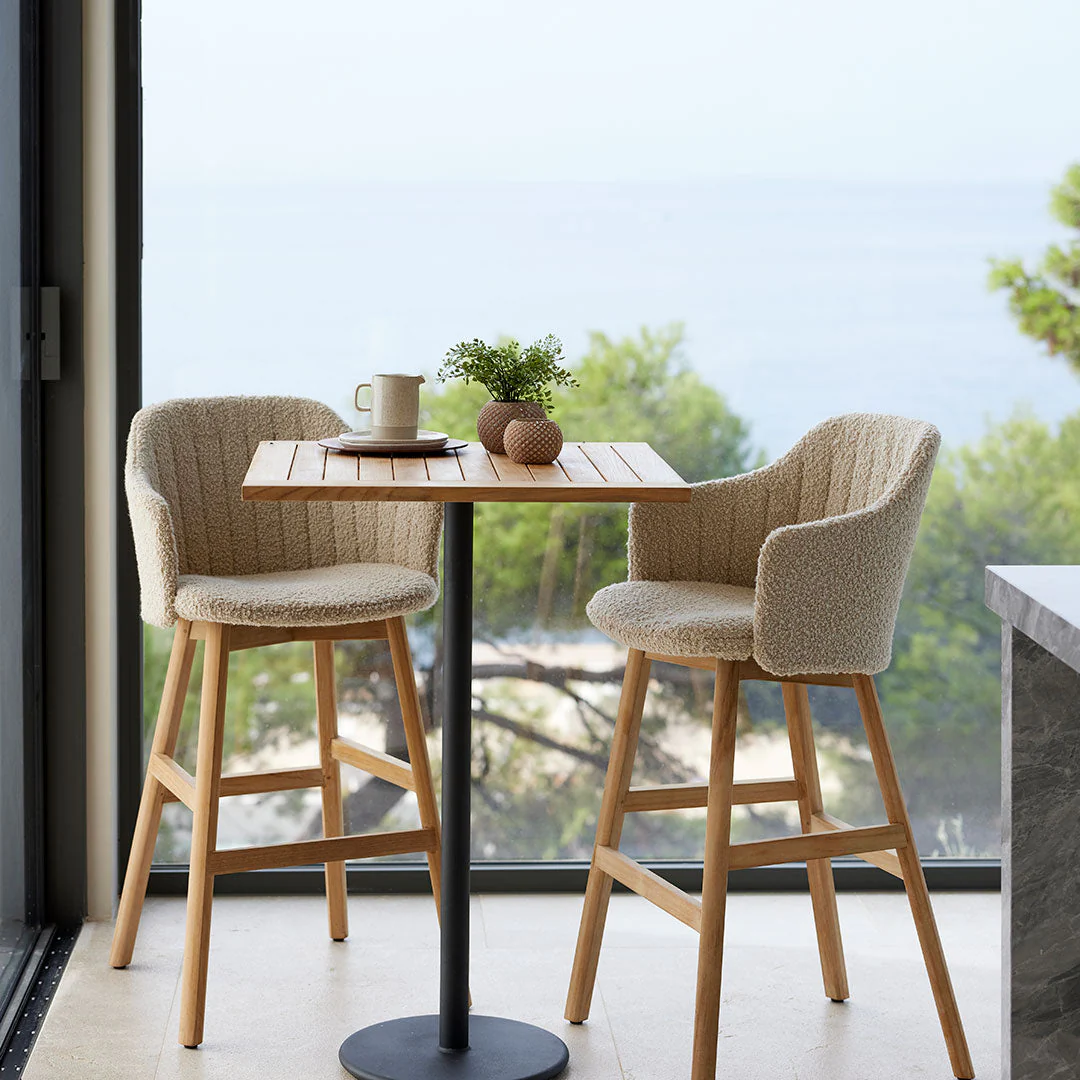 Choice Bar Chair - Wood Base - w/ Seat Cushion - Image 6