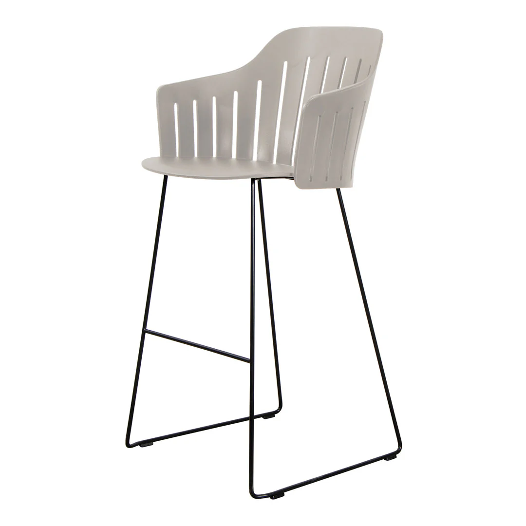 Choice Outdoor Bar Chair - Sled Base - Image 6