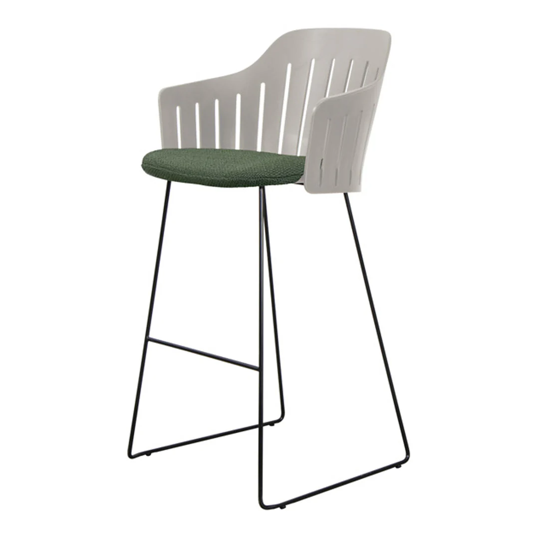 Choice Outdoor Bar Chair - Sled Base - w/ Seat Cushion - Image 20