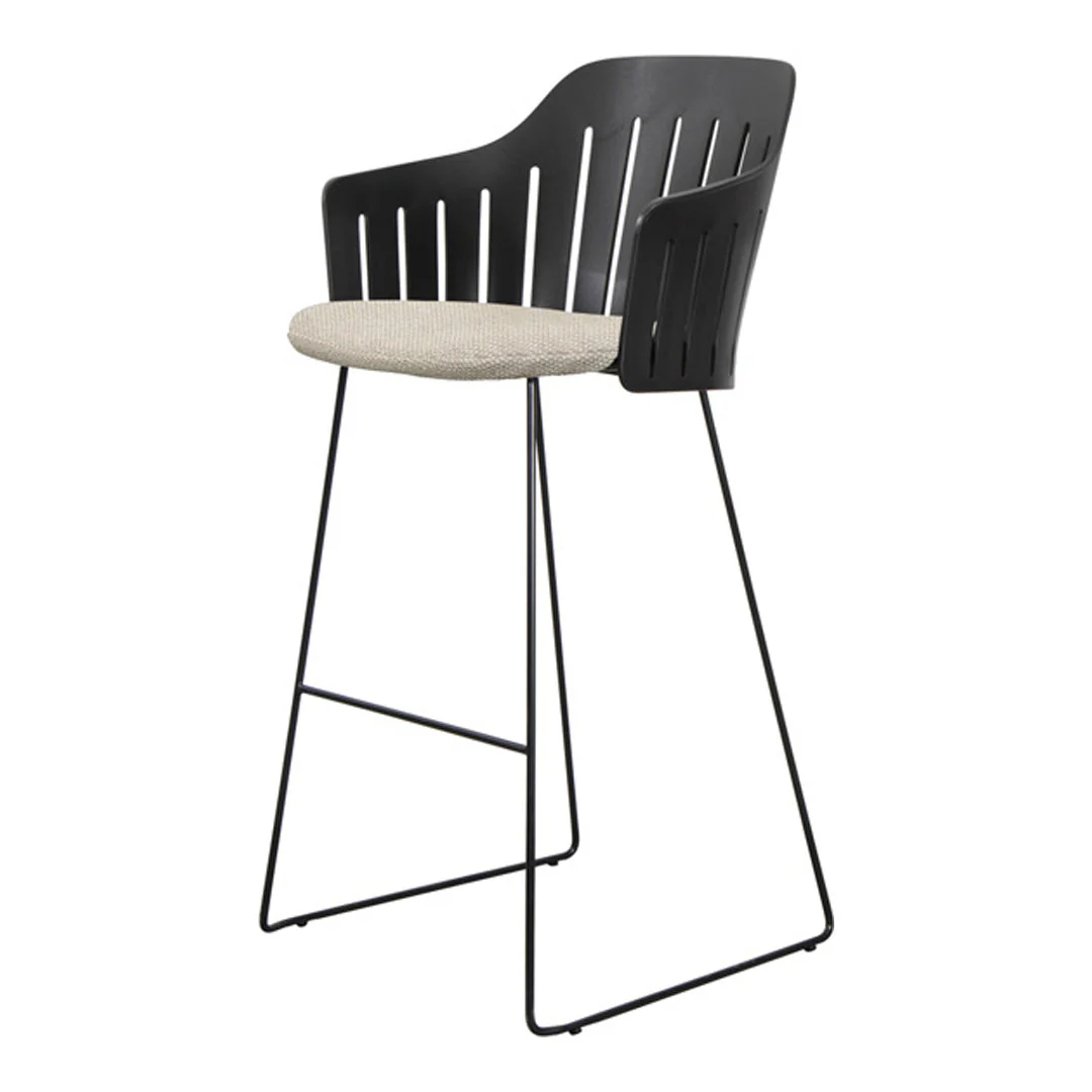 Choice Outdoor Bar Chair - Sled Base - w/ Seat Cushion - Image 22