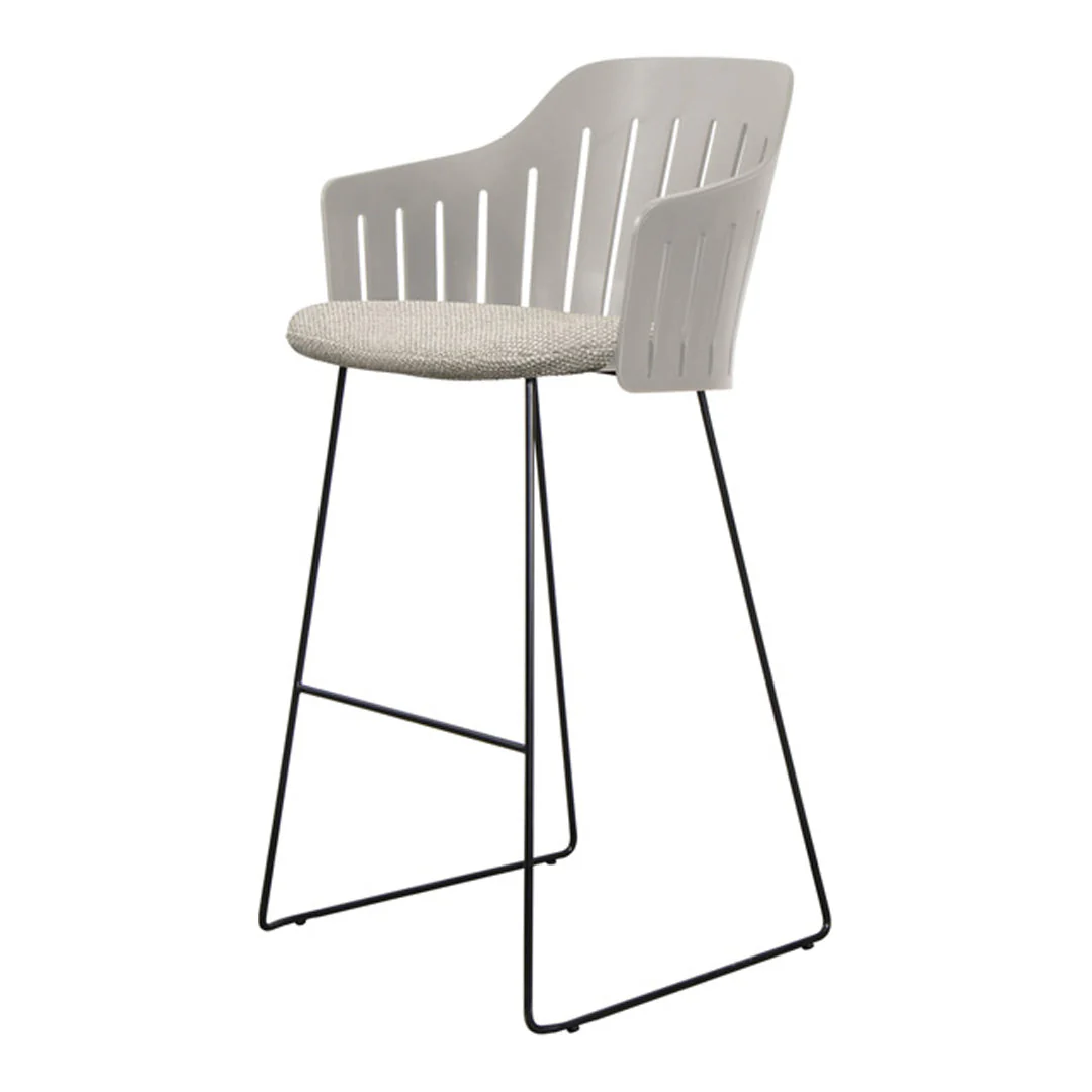 Choice Outdoor Bar Chair - Sled Base - w/ Seat Cushion - Image 27