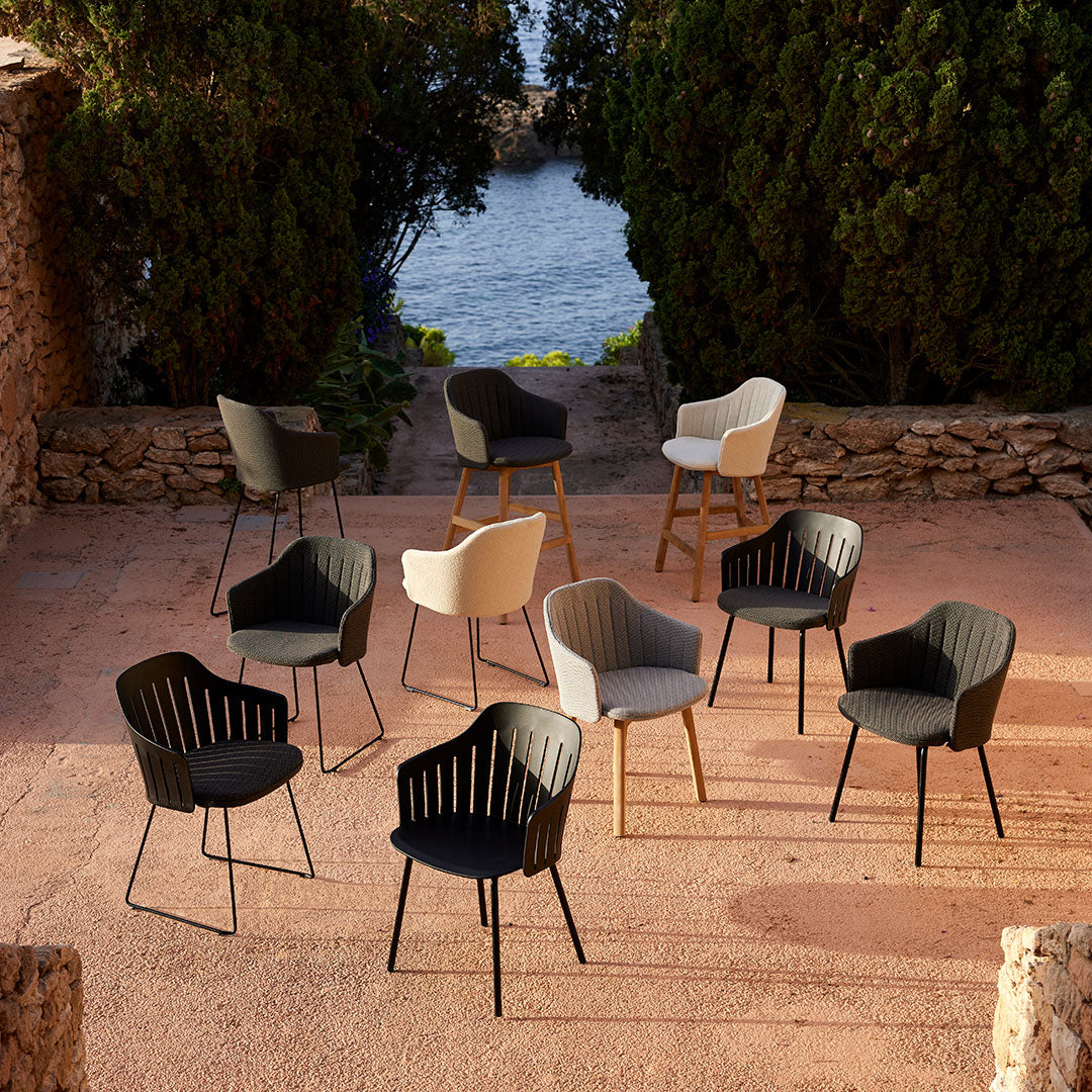 Choice Outdoor Chair - 4 Legs - w/ Back and Seat Cushion - Image 8