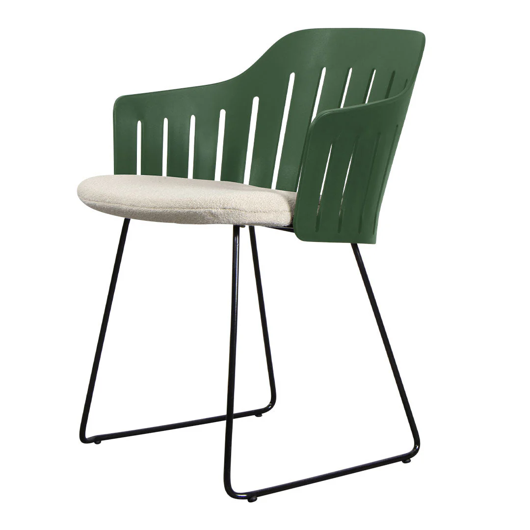 Choice Outdoor Chair - Sled Base - w/ Seat Cushion - Image 10