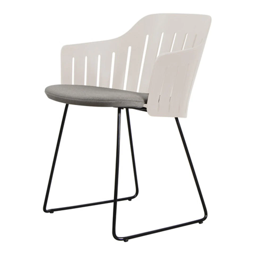 Choice Outdoor Chair - Sled Base - w/ Seat Cushion - Image 3