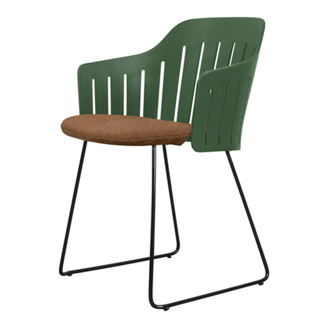 Choice Outdoor Chair - Sled Base - w/ Seat Cushion - Image 9