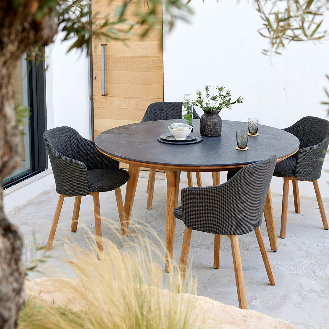 Choice Outdoor Chair - Wood Base - w/ Back and Seat Cushion - Image 11