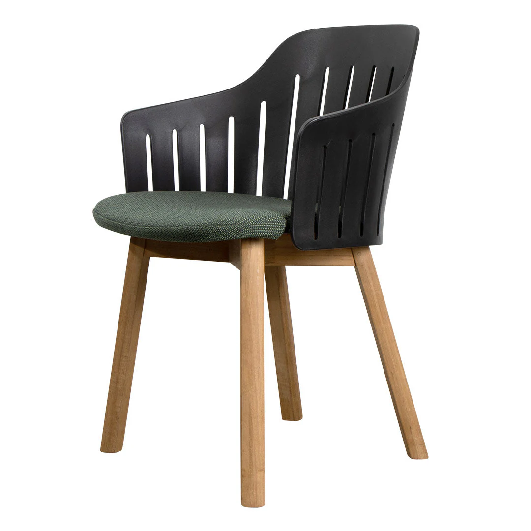 Choice Outdoor Chair - Wood Base - w/ Seat Cushion - Image 8