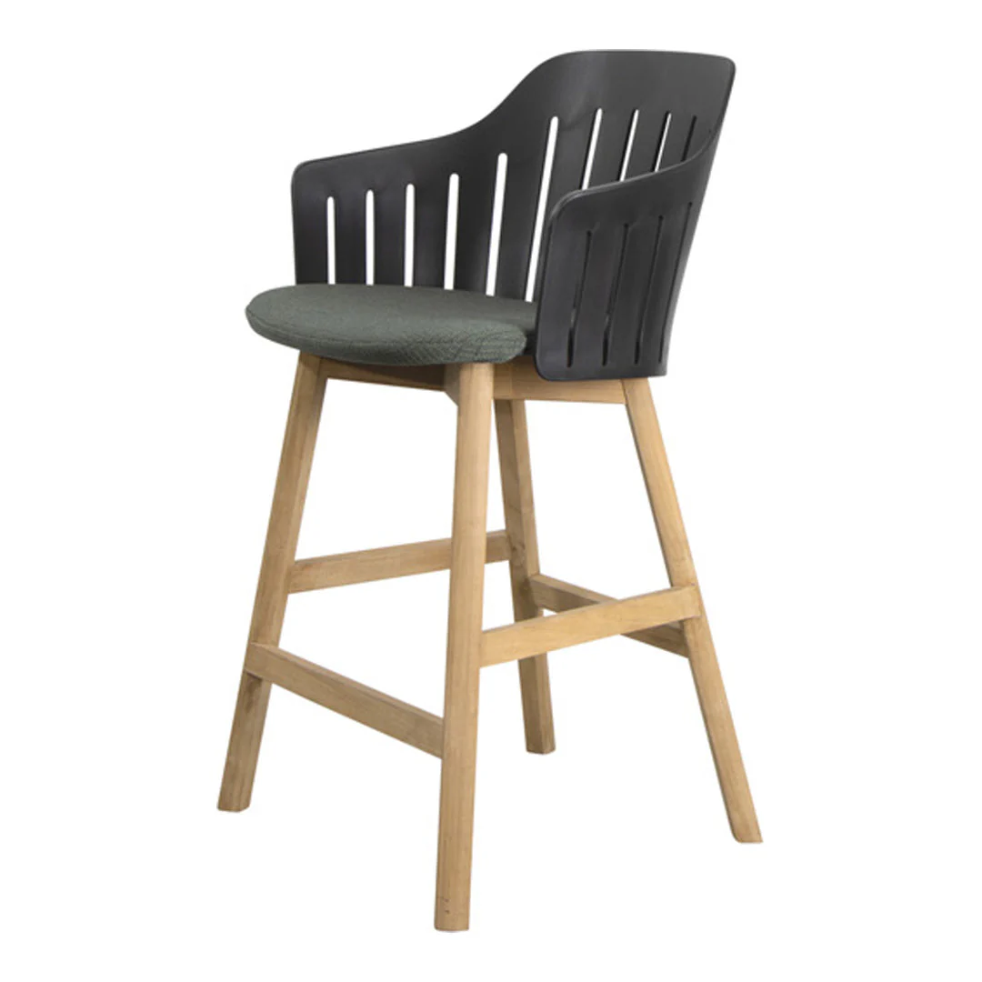 Choice Outdoor Counter Chair - Wood Base - w/ Seat Cushion - Image 12