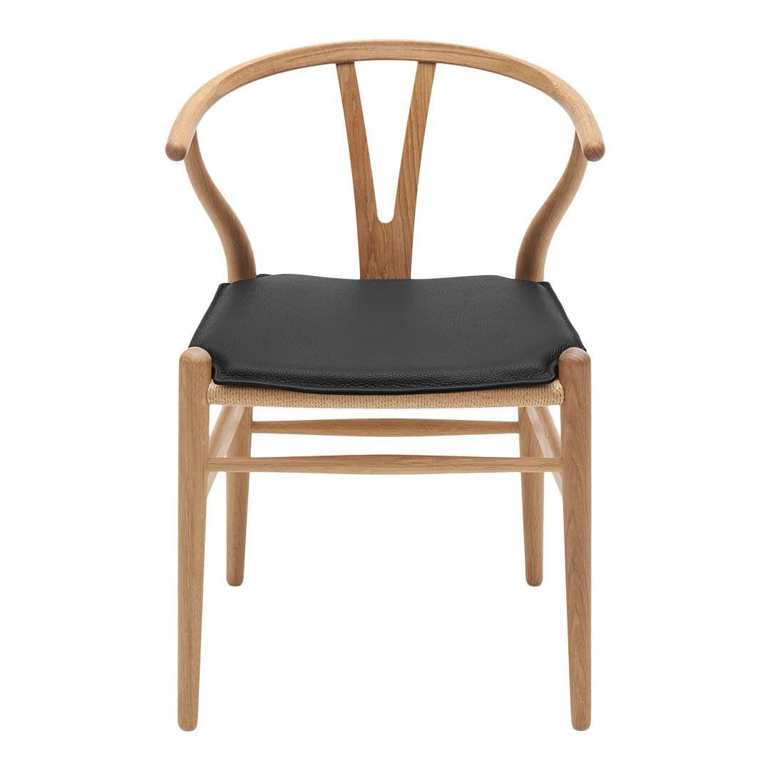 Leather Seat Cushion for CH24 Wishbone Chair - Image 4