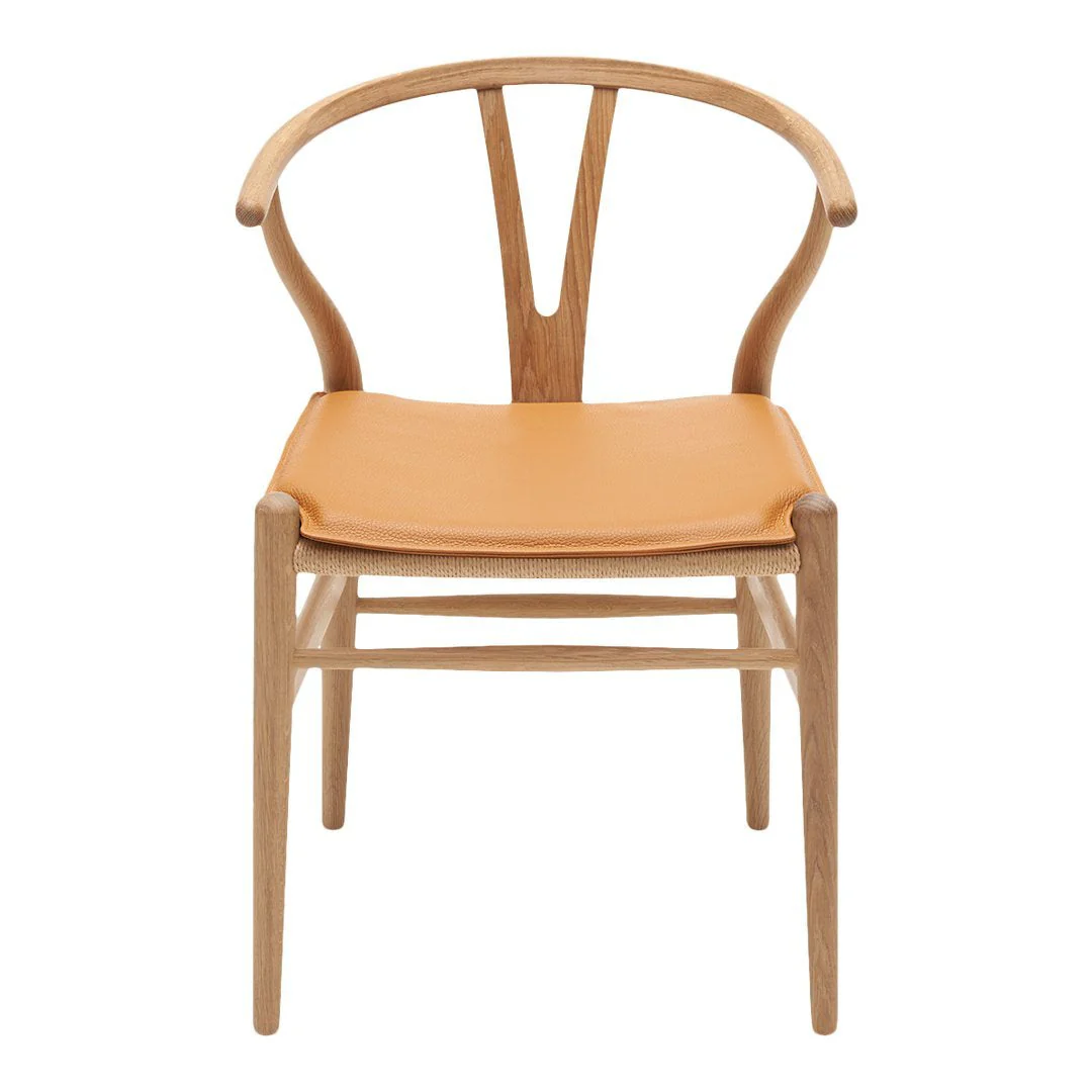 Leather Seat Cushion for CH24 Wishbone Chair - Image 5